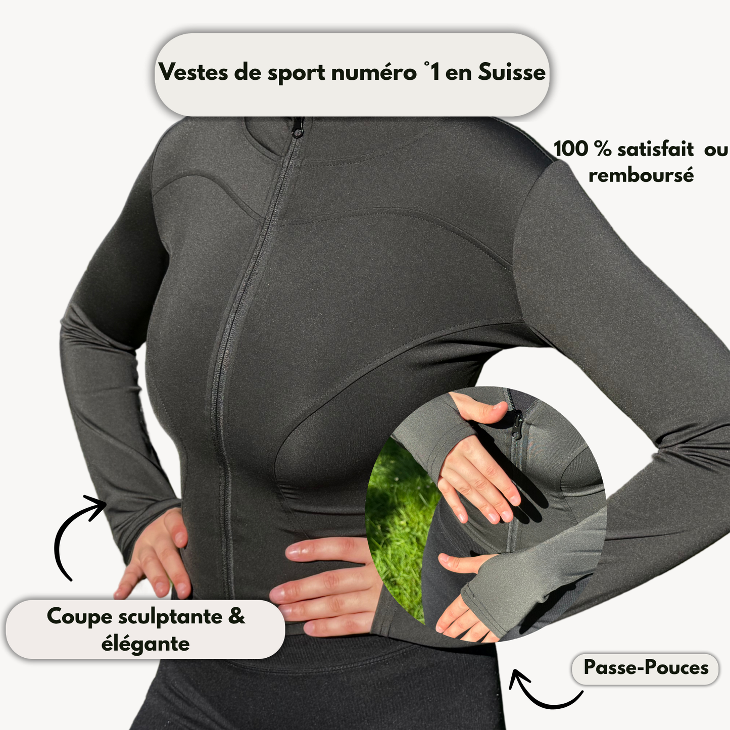 Veste de sport Luxxifit